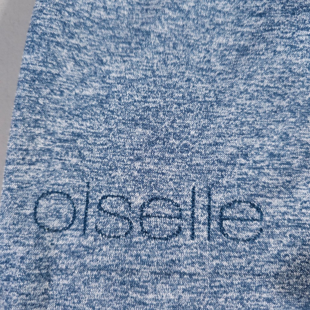Oiselle Flyout Shirt Womens Medium Blue Bird Graphic Long Sleeve Running Top - Picture 5 of 6